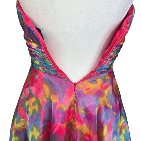 Jonathan Kayne Color Splash Dress 2 Colorful 
Coquette Girl Whimsical Jeweled - Picture 6 of 14